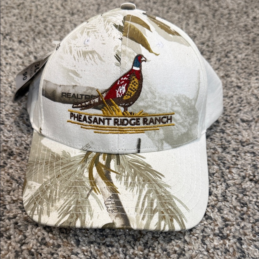 Pheasant ridge ranch real tree baseball cap NWT